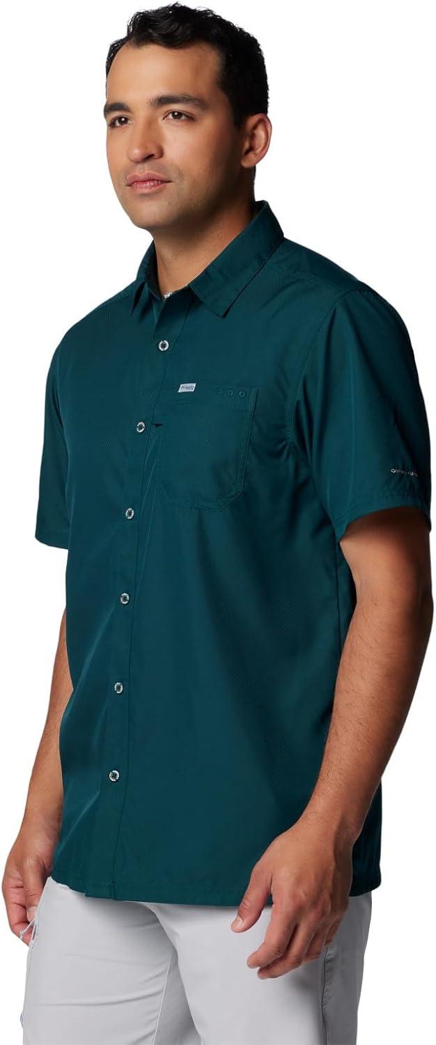 imageColumbia Mens Slack Tide Camp ShirtMidnight Teal