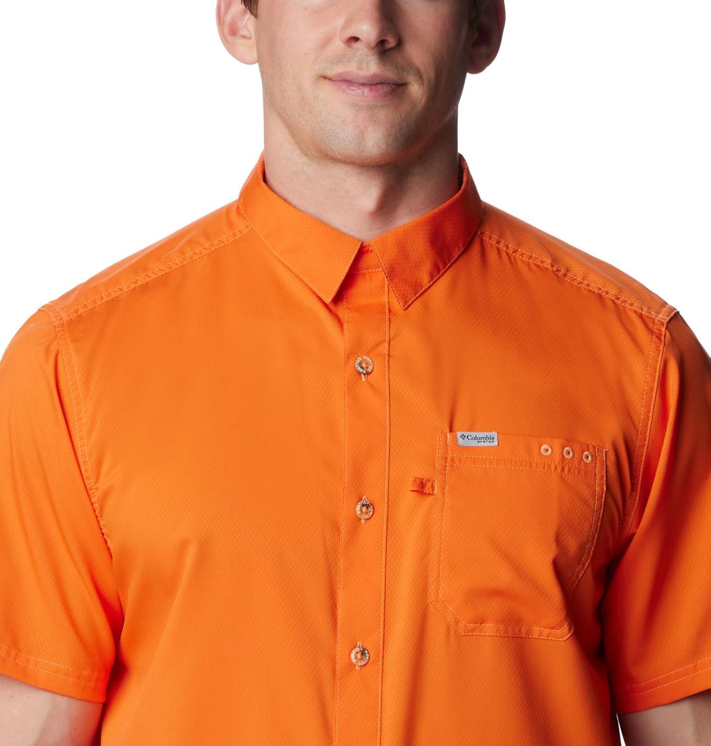 imageColumbia Mens Slack Tide Camp ShirtOrange Reef