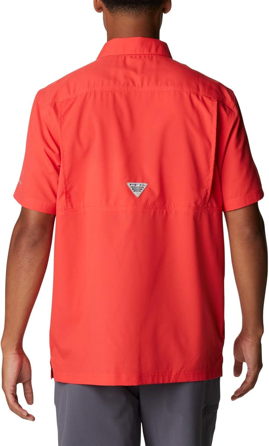 imageColumbia Mens Slack Tide Camp ShirtRed Hibiscus