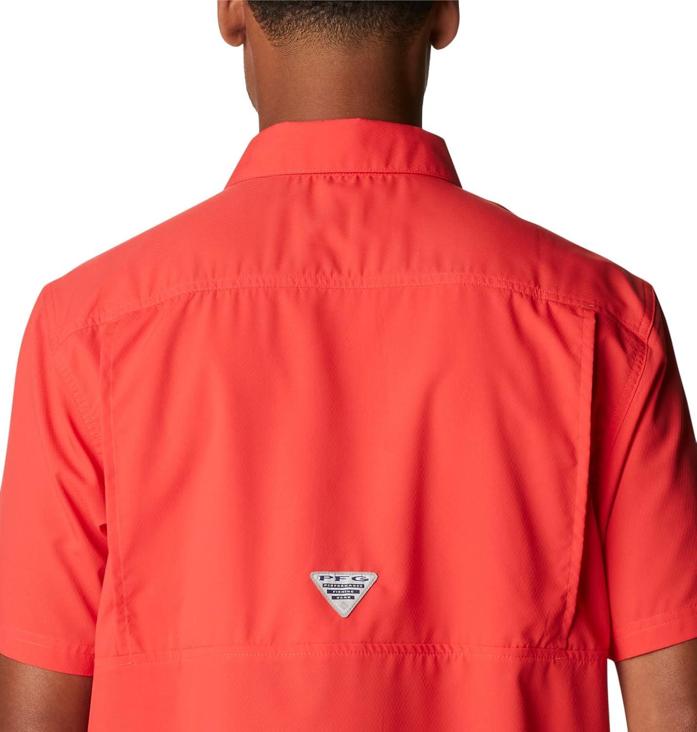 imageColumbia Mens Slack Tide Camp ShirtRed Hibiscus