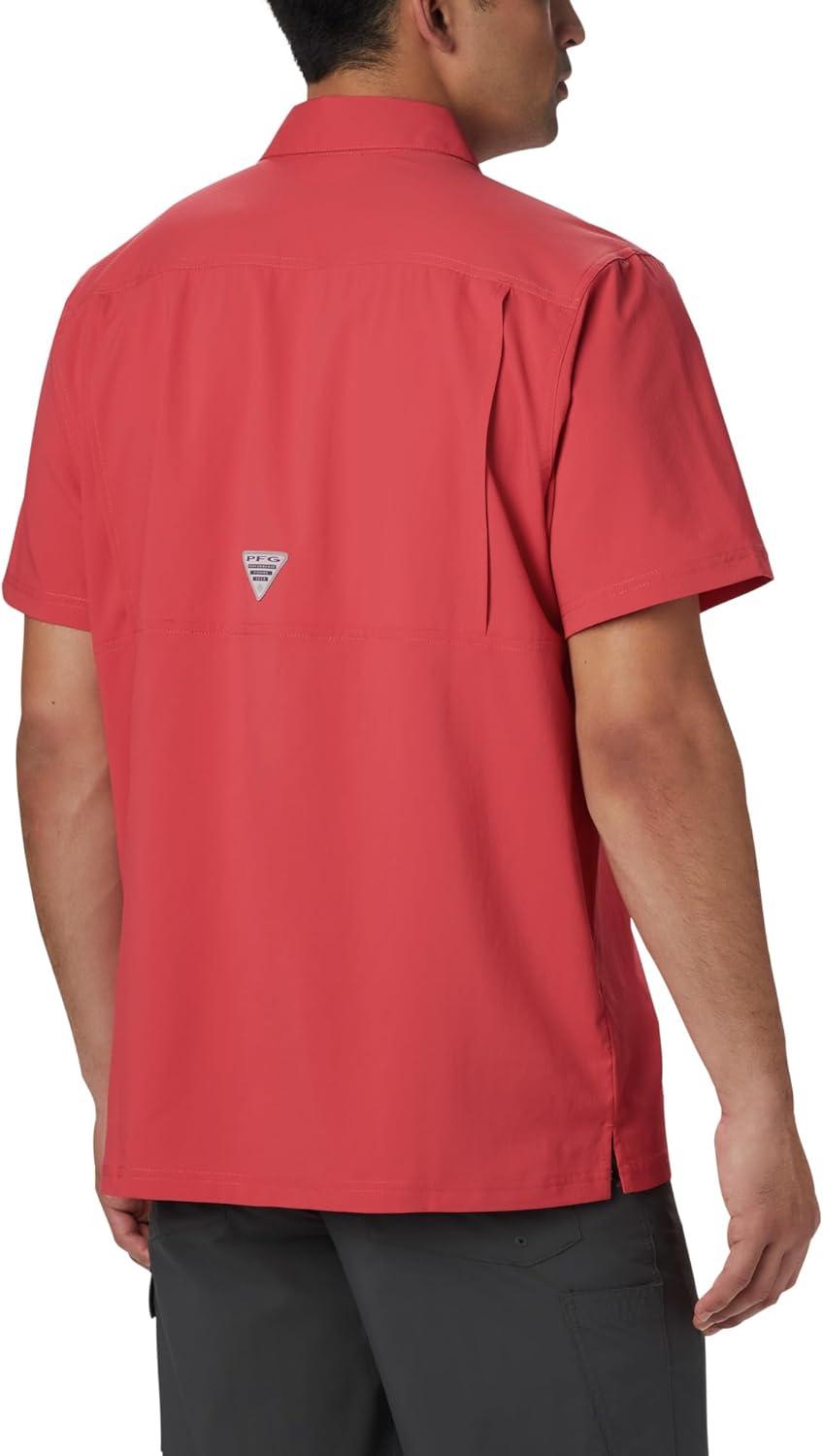 imageColumbia Mens Slack Tide Camp ShirtSunset Red