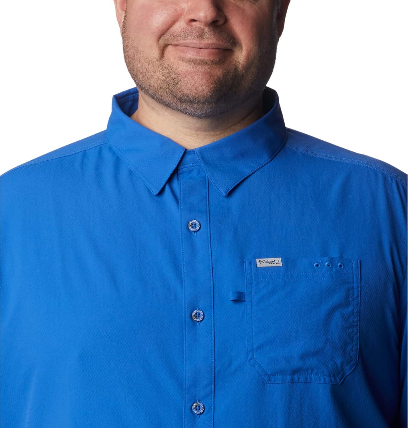 imageColumbia Mens Slack Tide Camp ShirtVivid Blue