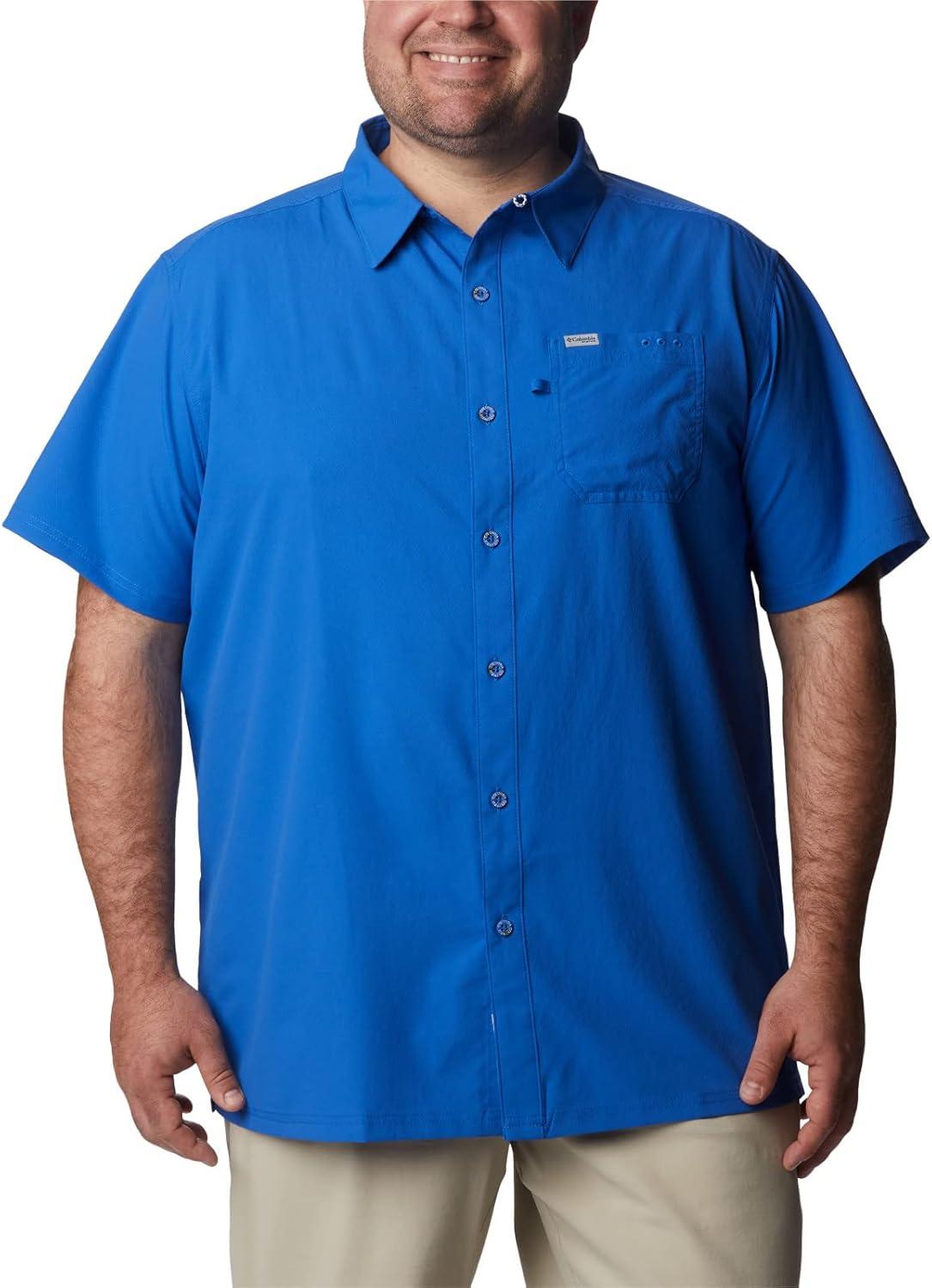 imageColumbia Mens Slack Tide Camp ShirtVivid Blue