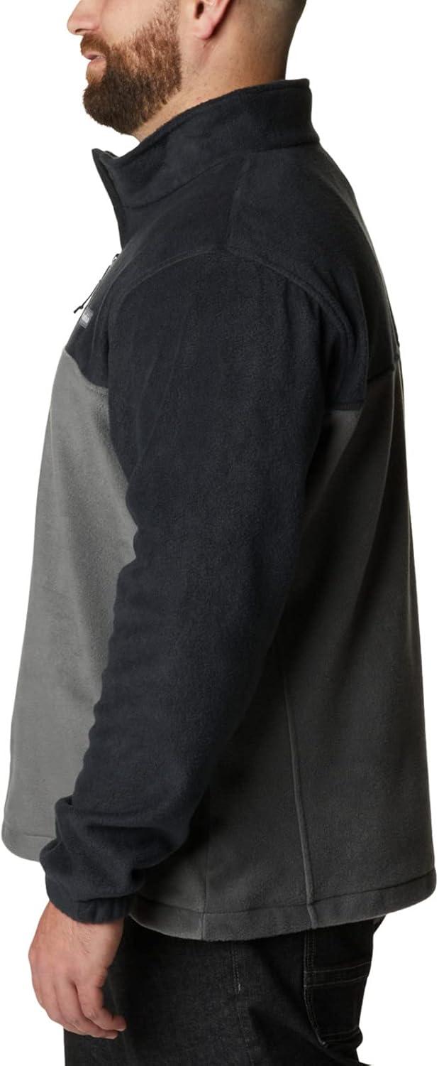 imageColumbia Mens Steens Mountain Half Zip Soft Fleece JacketBlack Grill