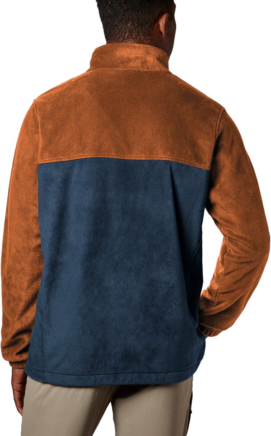 imageColumbia Mens Steens Mountain Half Zip Soft Fleece JacketBright Copper Dark Mountain