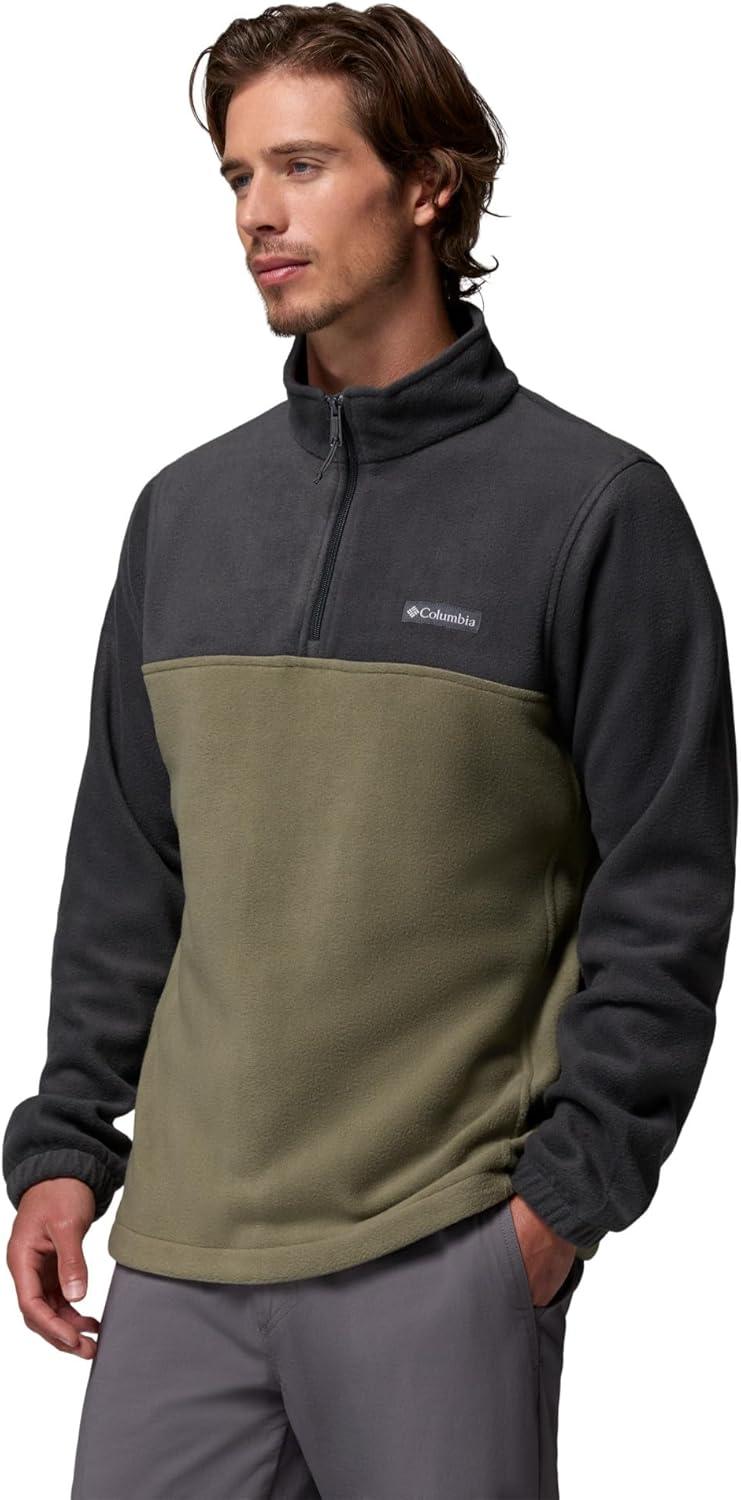 imageColumbia Mens Steens Mountain Half Zip Soft Fleece JacketShark Stone Green