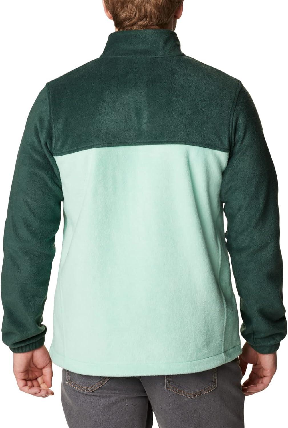 imageColumbia Mens Steens Mountain Half Zip Soft Fleece JacketSpruceKelp