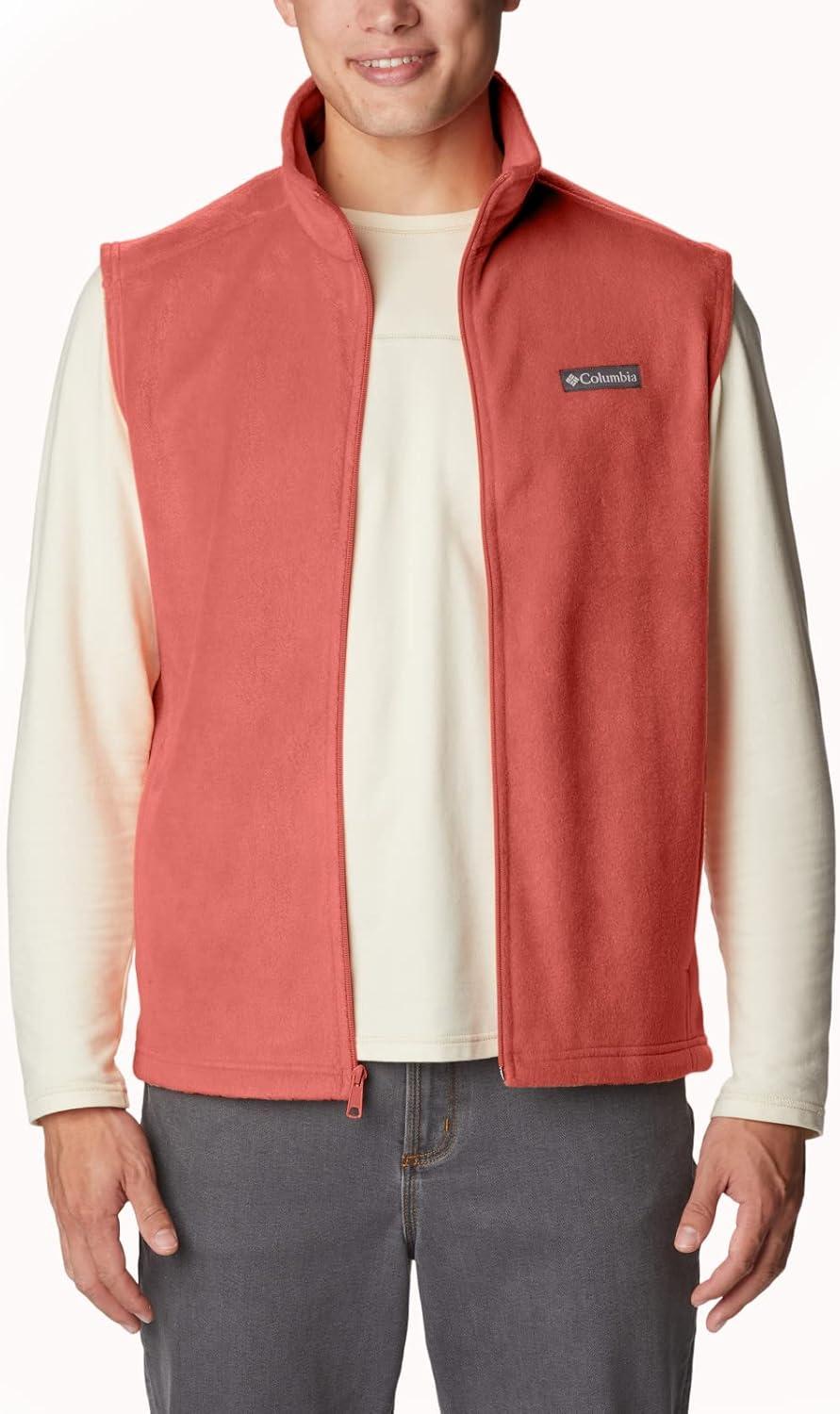 imageColumbia Mens Steens Mountain VestDark Coral