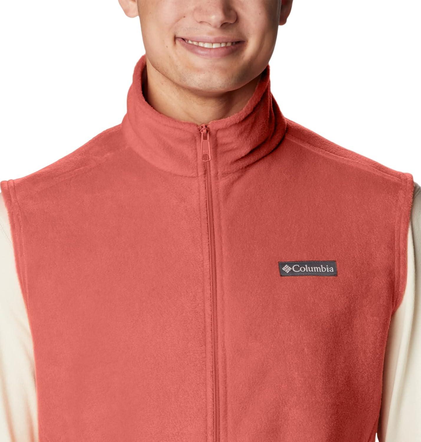 imageColumbia Mens Steens Mountain VestDark Coral