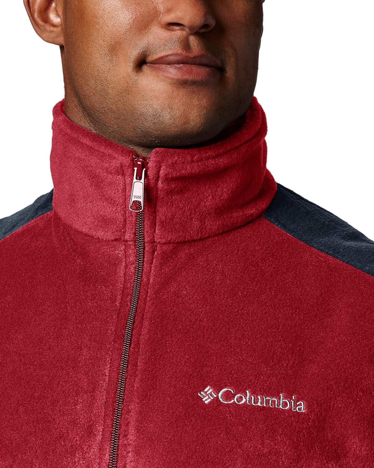 imageColumbia Mens Steens Mountain VestRed SparkCollegiate Navy