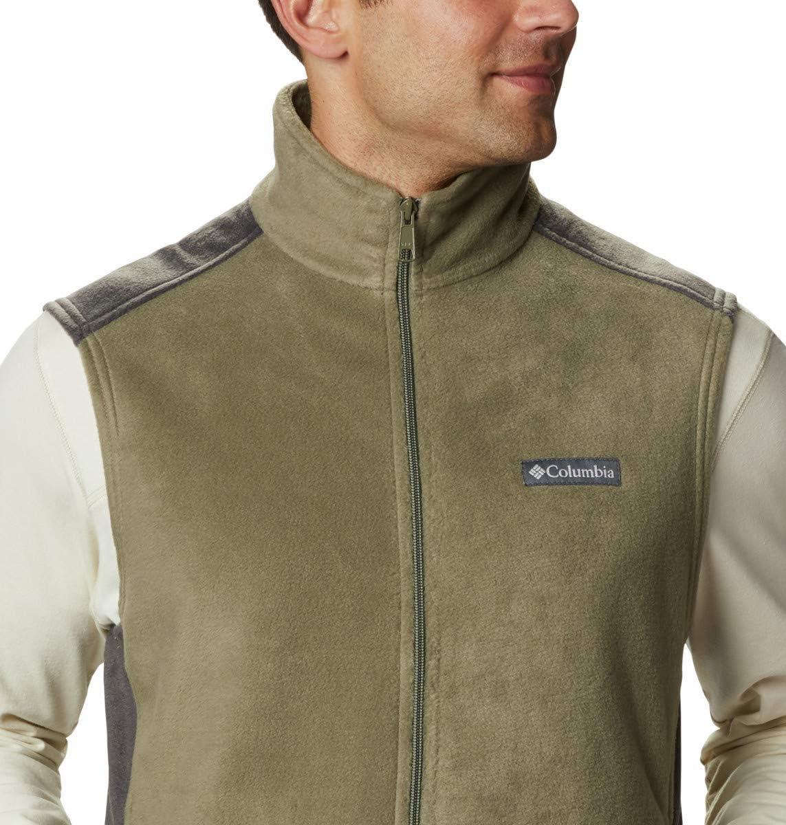 imageColumbia Mens Steens Mountain VestStone GreenShark