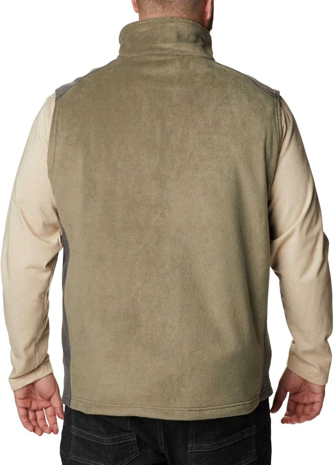 imageColumbia Mens Steens Mountain VestStone GreenShark