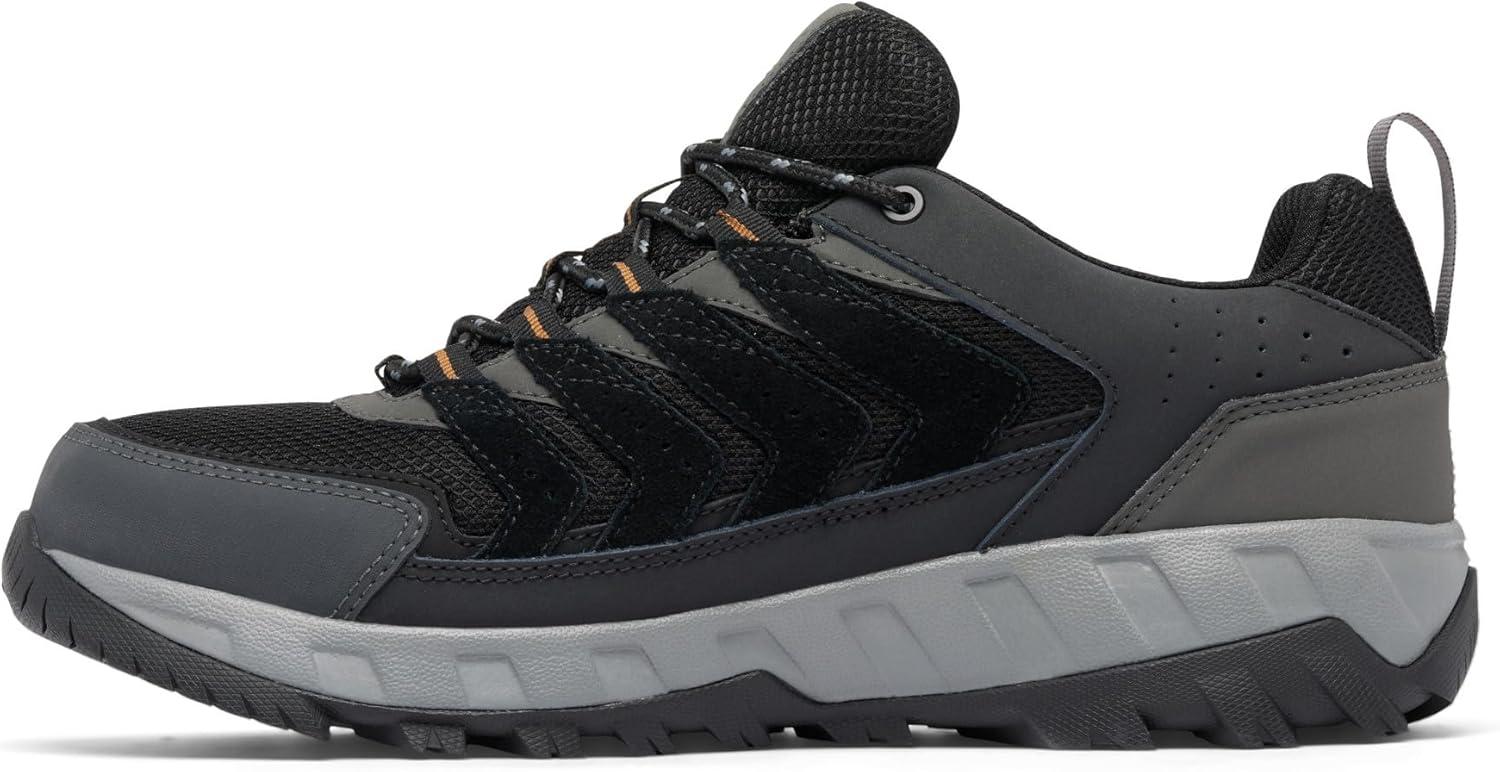 imageColumbia Mens Strata Trail Low Waterproof Hiking ShoesBlackElk