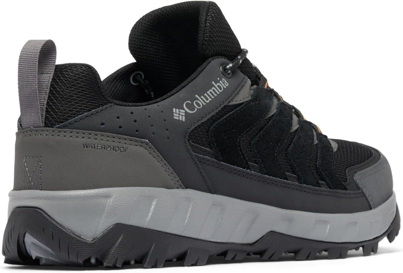 imageColumbia Mens Strata Trail Low Waterproof Hiking ShoesBlackElk
