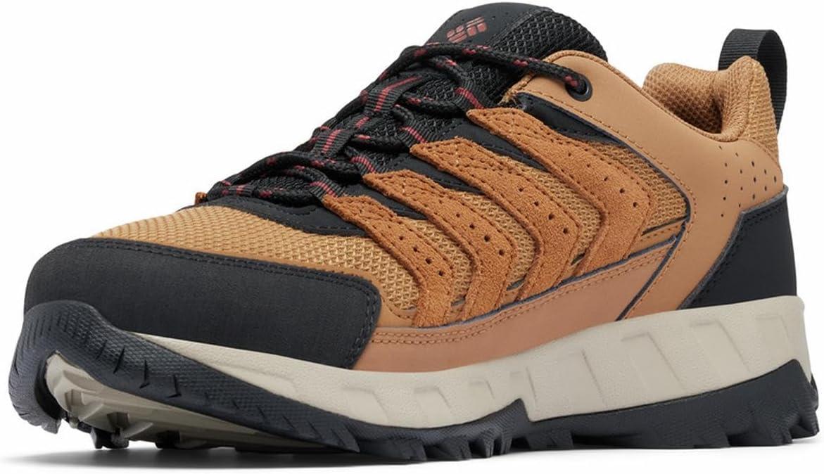 imageColumbia Mens Strata Trail Low Waterproof Hiking ShoesElkSpice