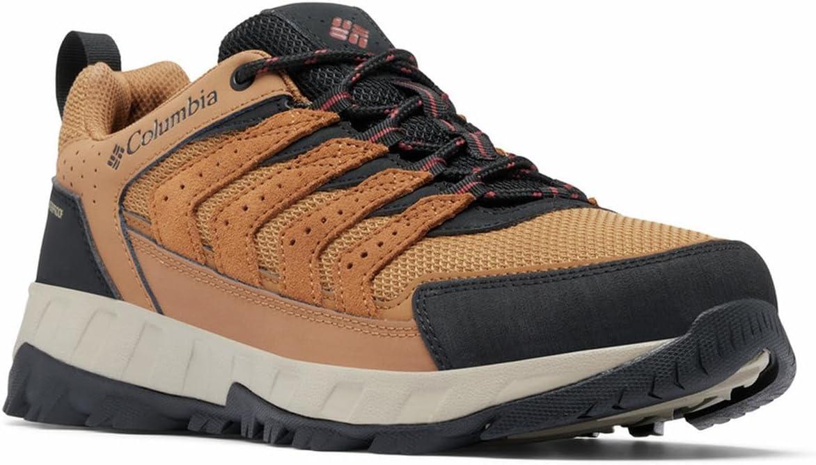 imageColumbia Mens Strata Trail Low Waterproof Hiking ShoesElkSpice