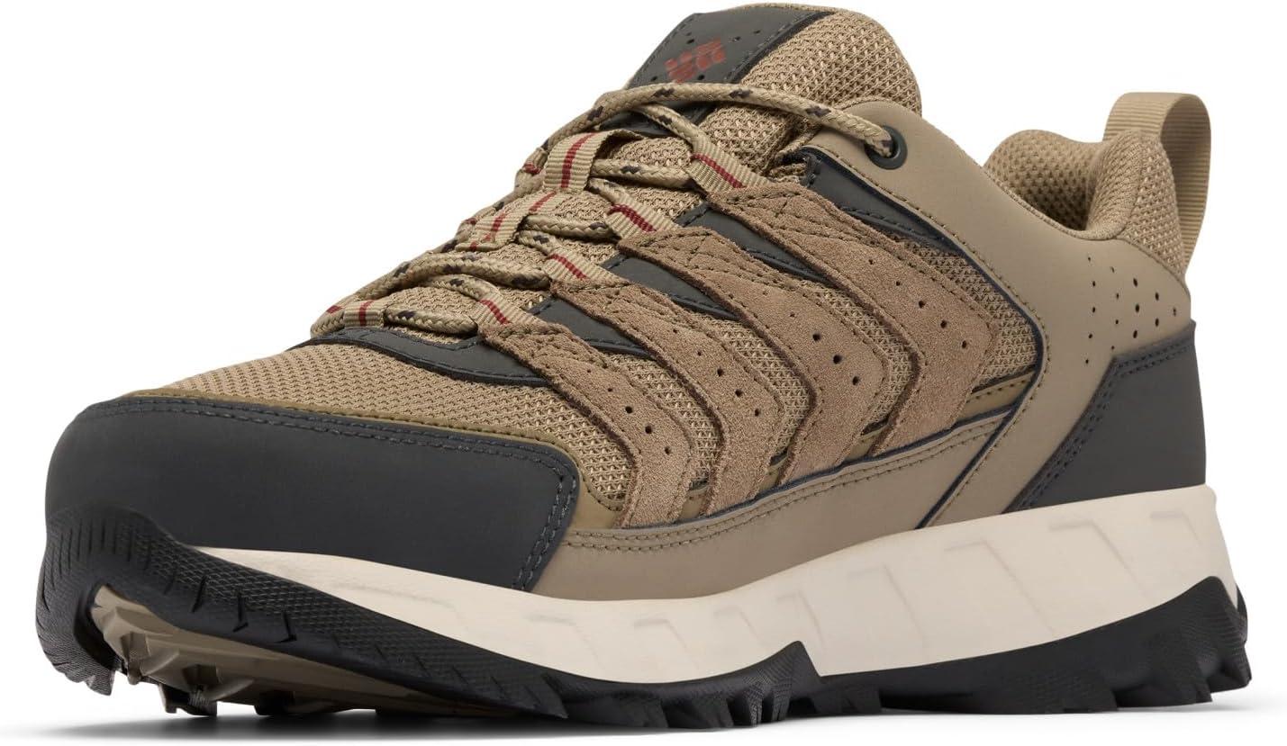 imageColumbia Mens Strata Trail Low Waterproof Hiking ShoesPebbleSpice
