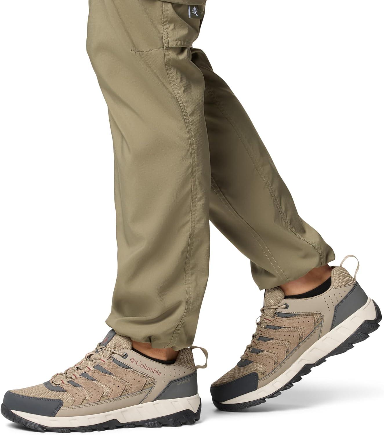 imageColumbia Mens Strata Trail Low Waterproof Hiking ShoesPebbleSpice
