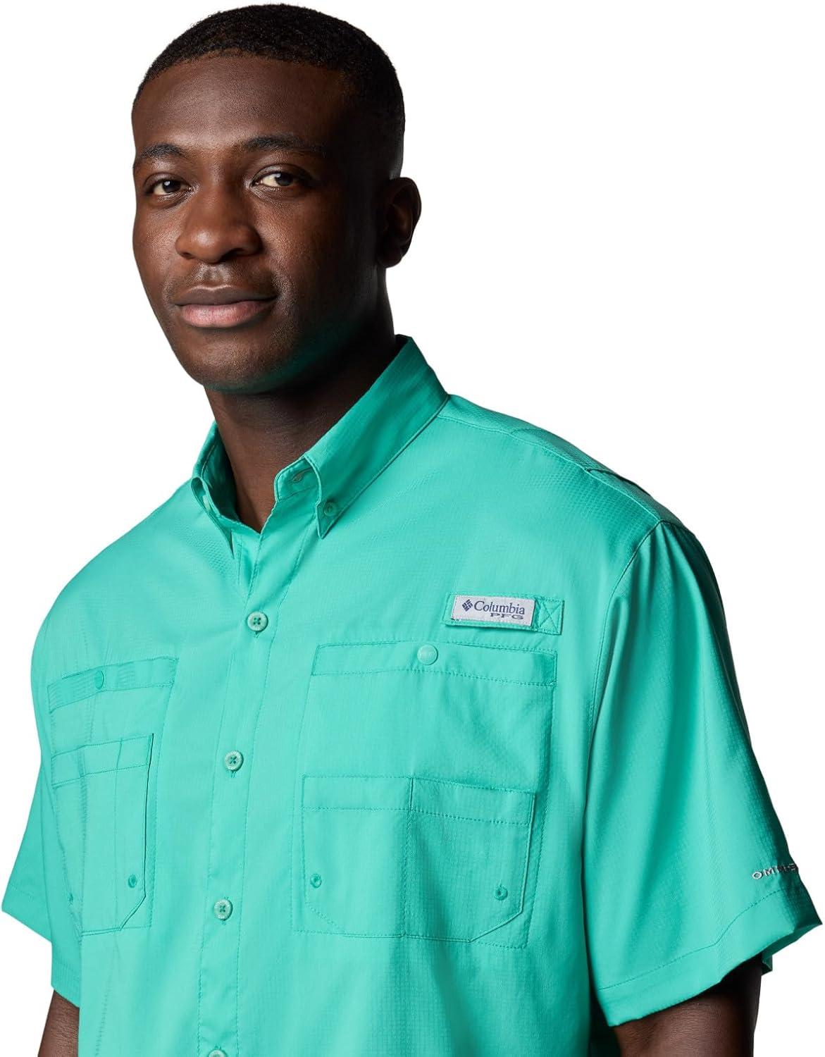 imageColumbia Mens Tamiami II Short Sleeve ShirtGlaze Green