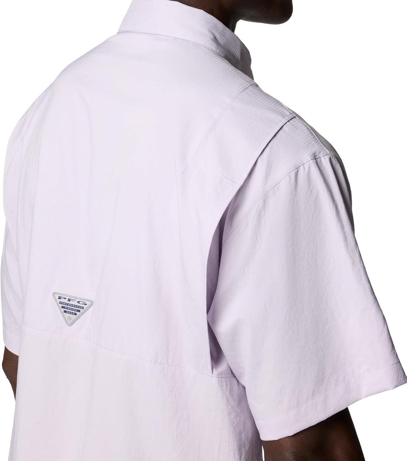 imageColumbia Mens Tamiami II Short Sleeve ShirtLavender Pearl
