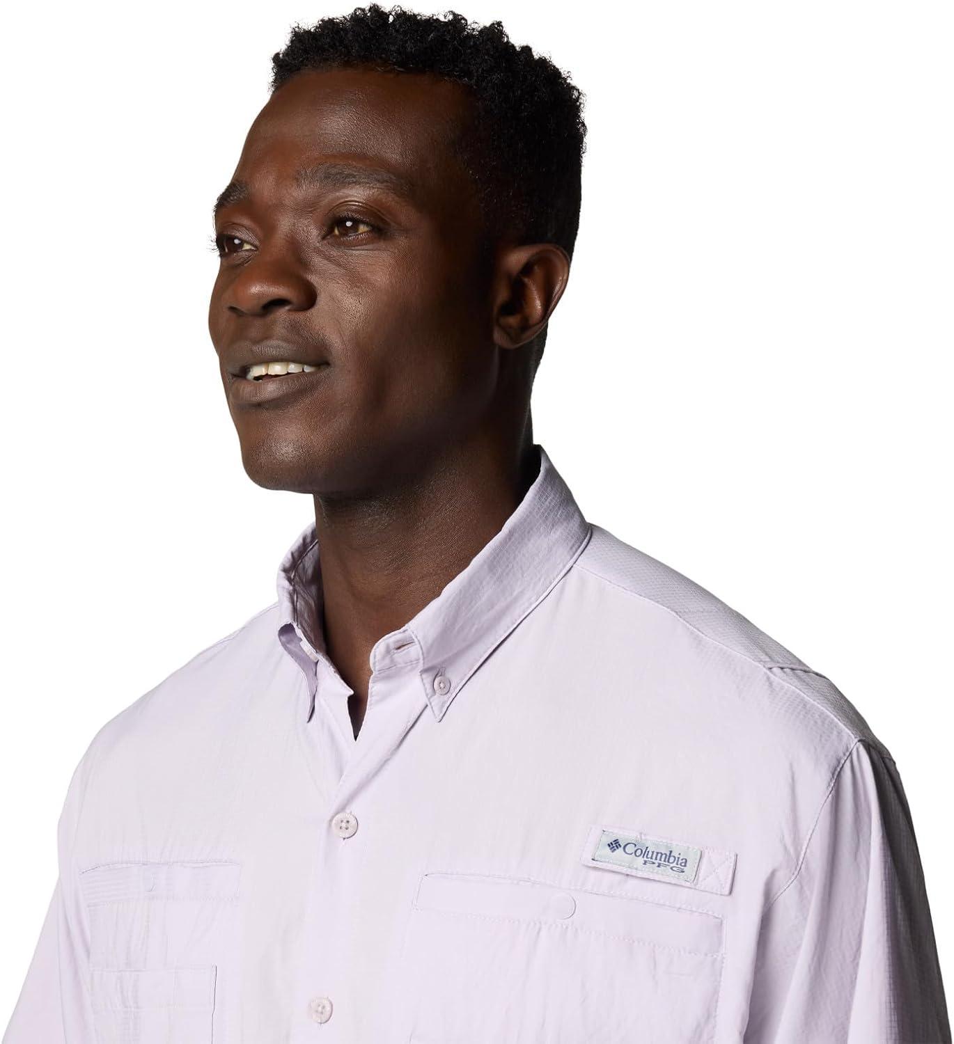 imageColumbia Mens Tamiami II Short Sleeve ShirtLavender Pearl