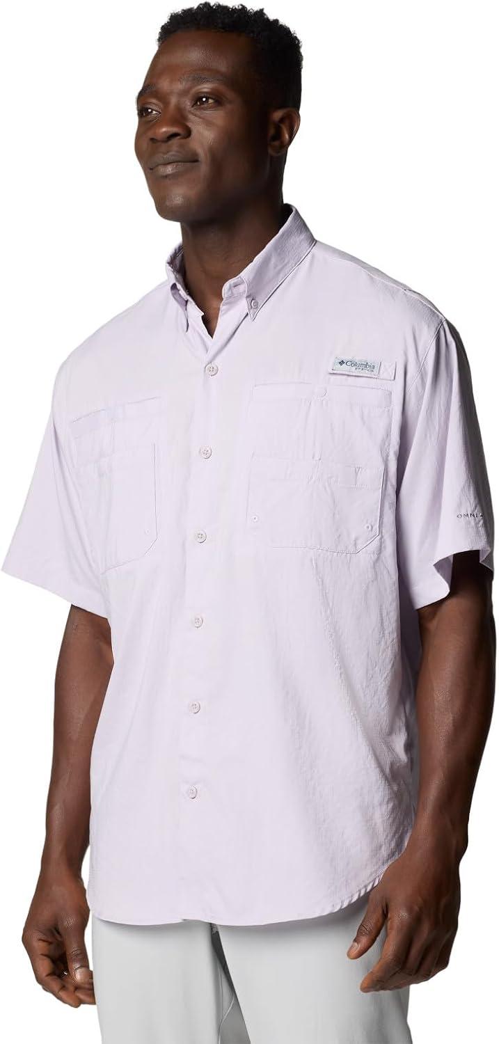 imageColumbia Mens Tamiami II Short Sleeve ShirtLavender Pearl