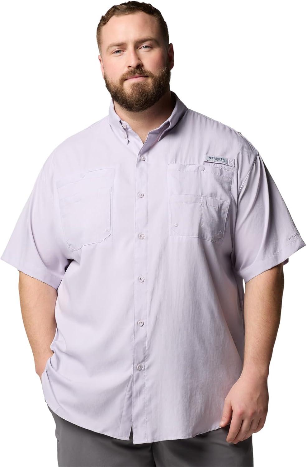 imageColumbia Mens Tamiami II Short Sleeve ShirtLavender Pearl