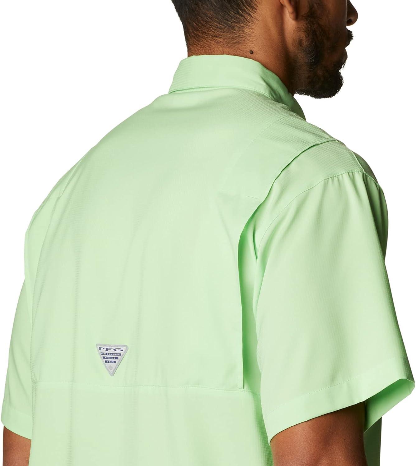 imageColumbia Mens Tamiami II Short Sleeve ShirtLime Glow
