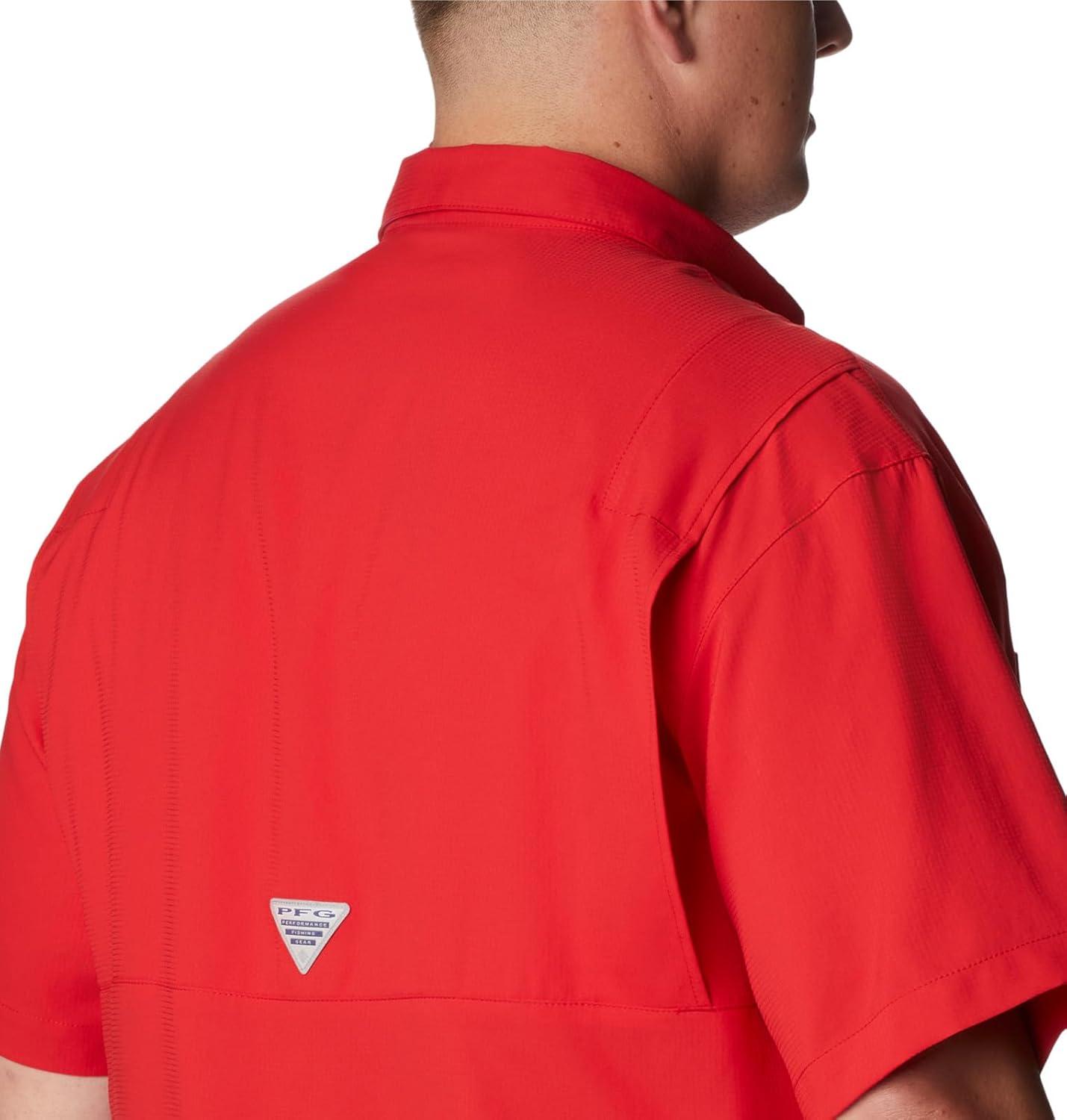 imageColumbia Mens Tamiami II Short Sleeve ShirtRed Spark