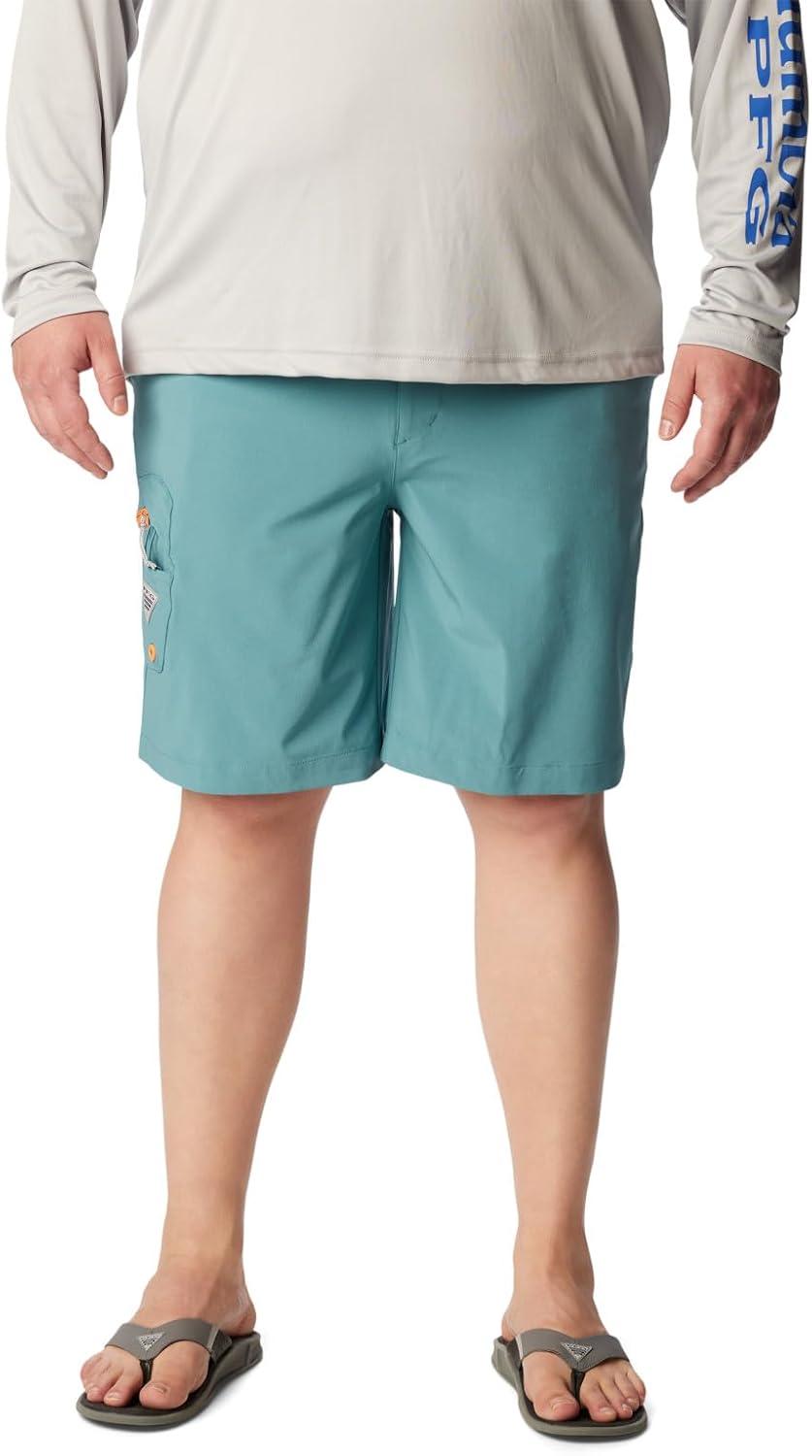 imageColumbia Mens Tamiami II Short Sleeve ShirtTranquil TealOrange Reef