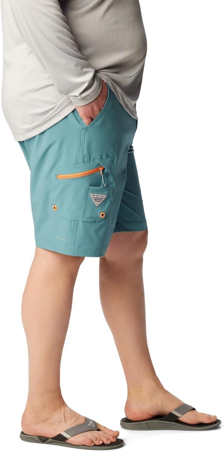imageColumbia Mens Tamiami II Short Sleeve ShirtTranquil TealOrange Reef