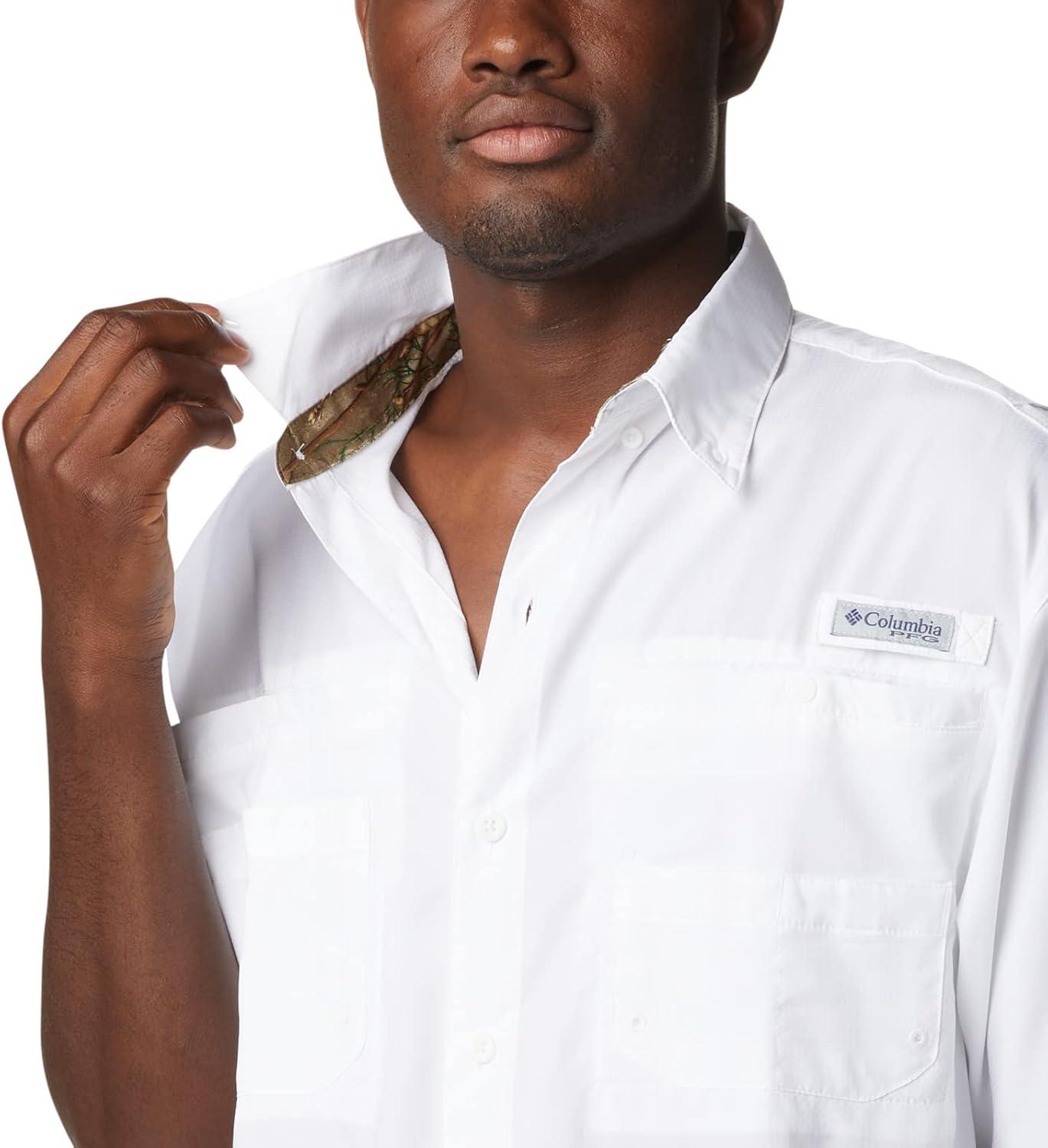imageColumbia Mens Tamiami II Short Sleeve ShirtWhiteRealtree Edge