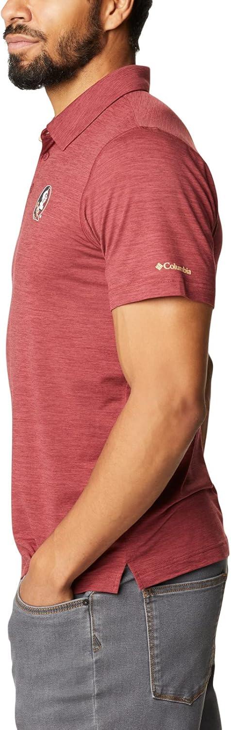 imageColumbia Mens Tech Trail PoloFsu Cabernet