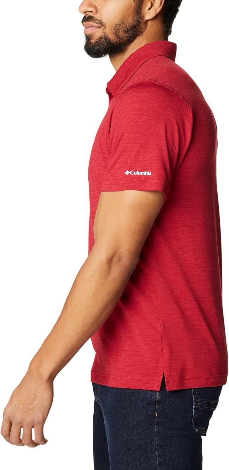 imageColumbia Mens Tech Trail PoloOk Red Velvet