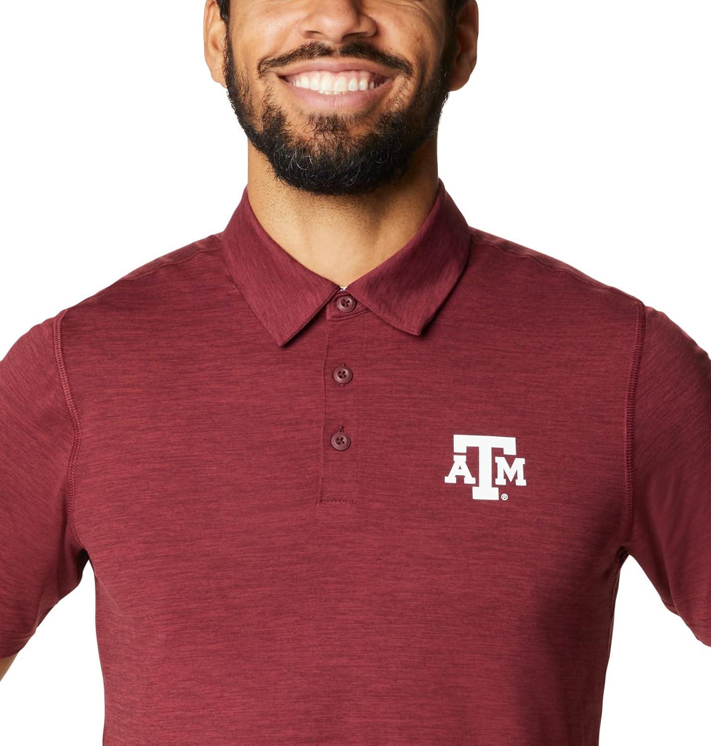imageColumbia Mens Tech Trail PoloTam Deep Maroon