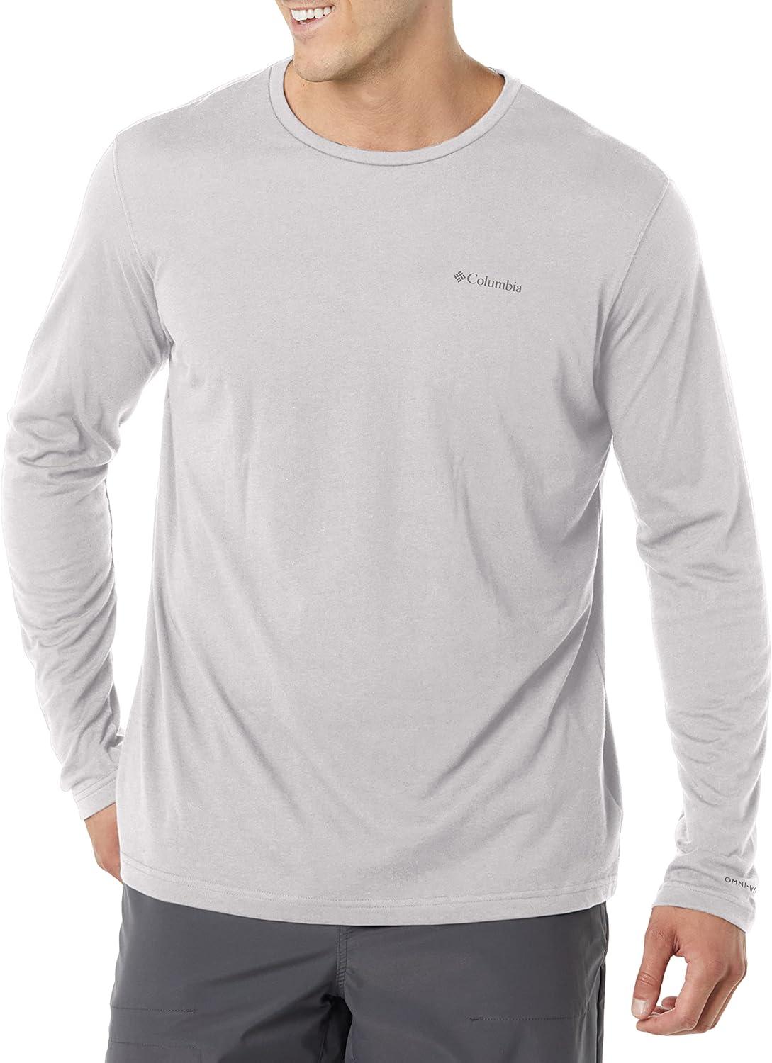 imageColumbia Mens Thistletown Hills Long Sleeve CrewColumbia Grey Heather