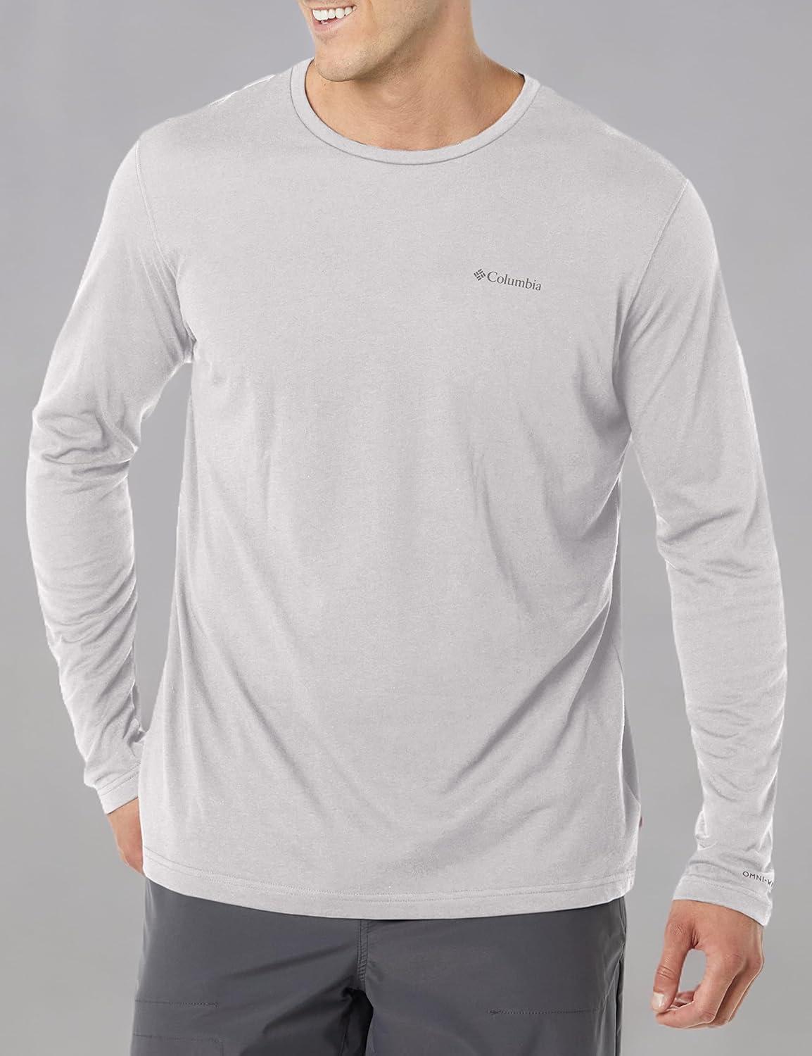 imageColumbia Mens Thistletown Hills Long Sleeve CrewColumbia Grey Heather