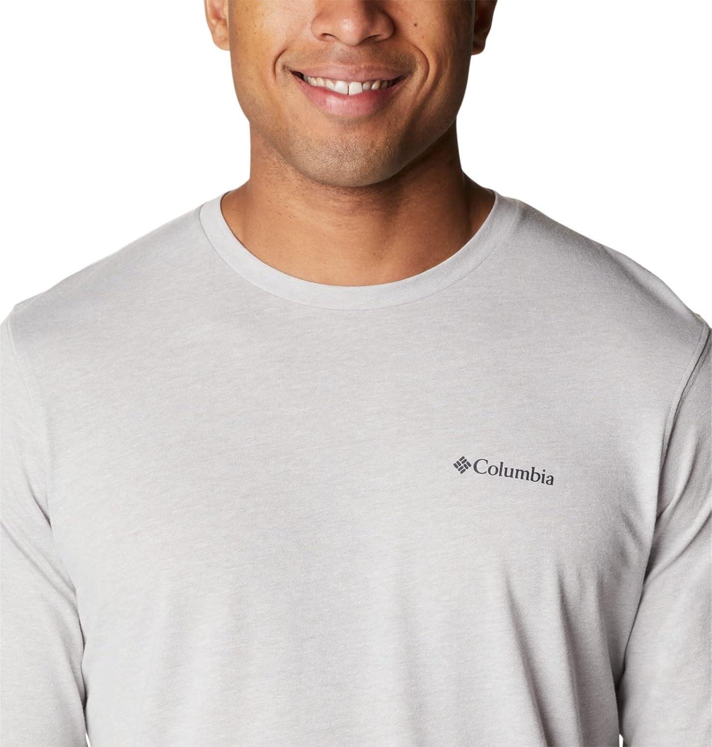 imageColumbia Mens Thistletown Hills Long Sleeve CrewColumbia Grey Heather