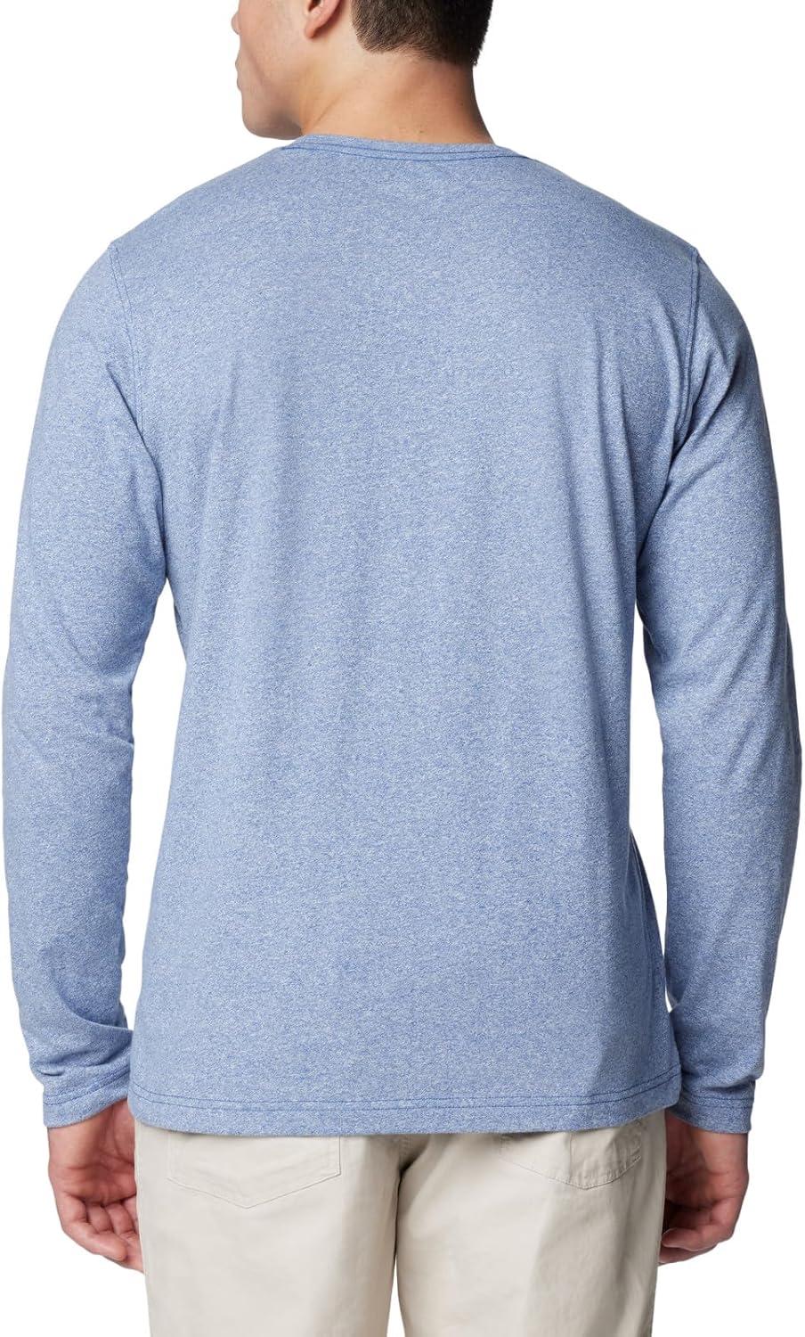 imageColumbia Mens Thistletown Hills Long Sleeve CrewMountain Blue