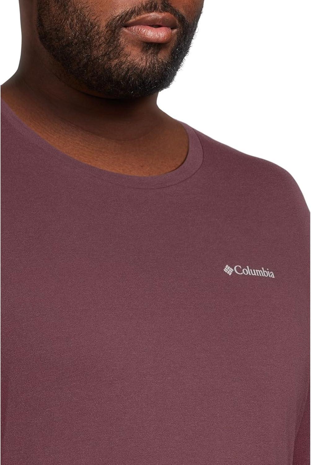 imageColumbia Mens Thistletown Hills Long Sleeve CrewRich Wine Heather