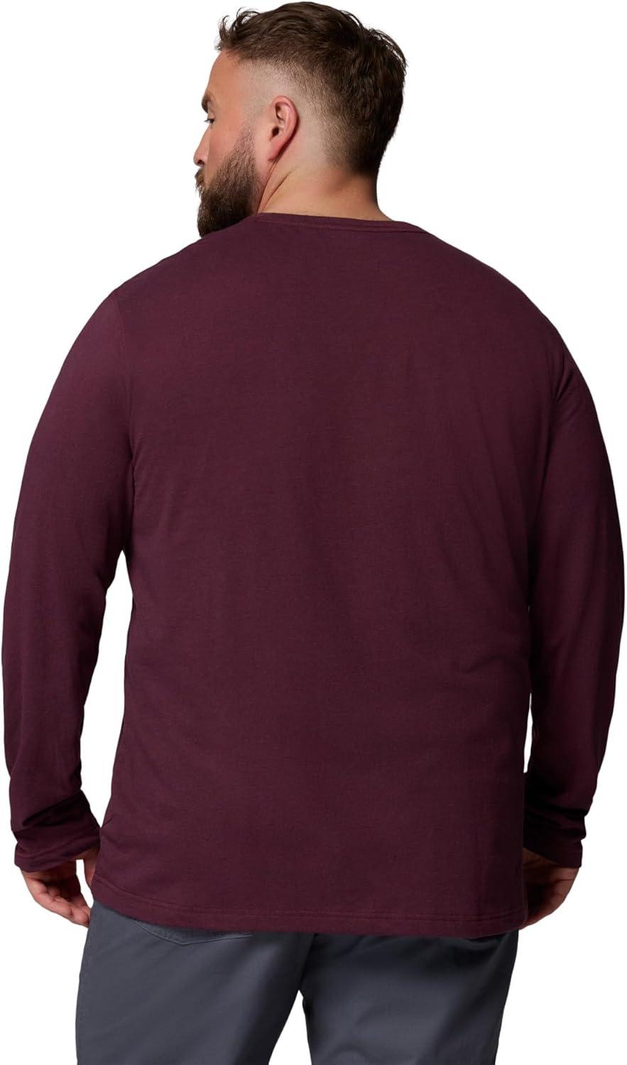 imageColumbia Mens Thistletown Hills Long Sleeve CrewRich Wine Heather