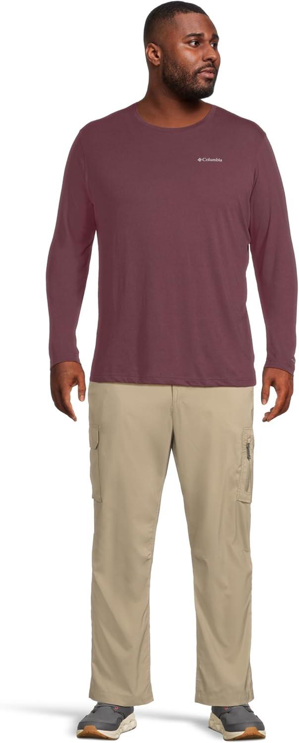 imageColumbia Mens Thistletown Hills Long Sleeve CrewRich Wine Heather