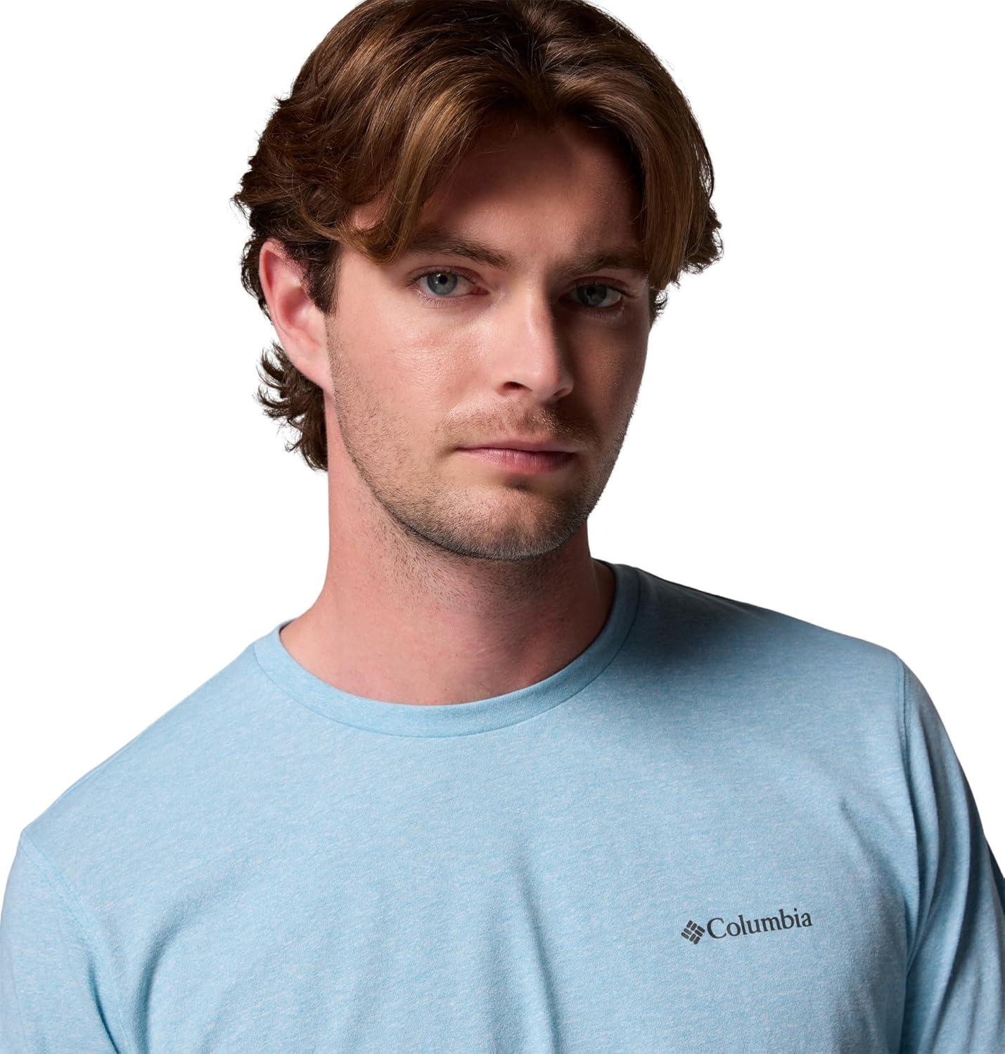 imageColumbia Mens Thistletown Hills Long Sleeve CrewVintage Blue Heather