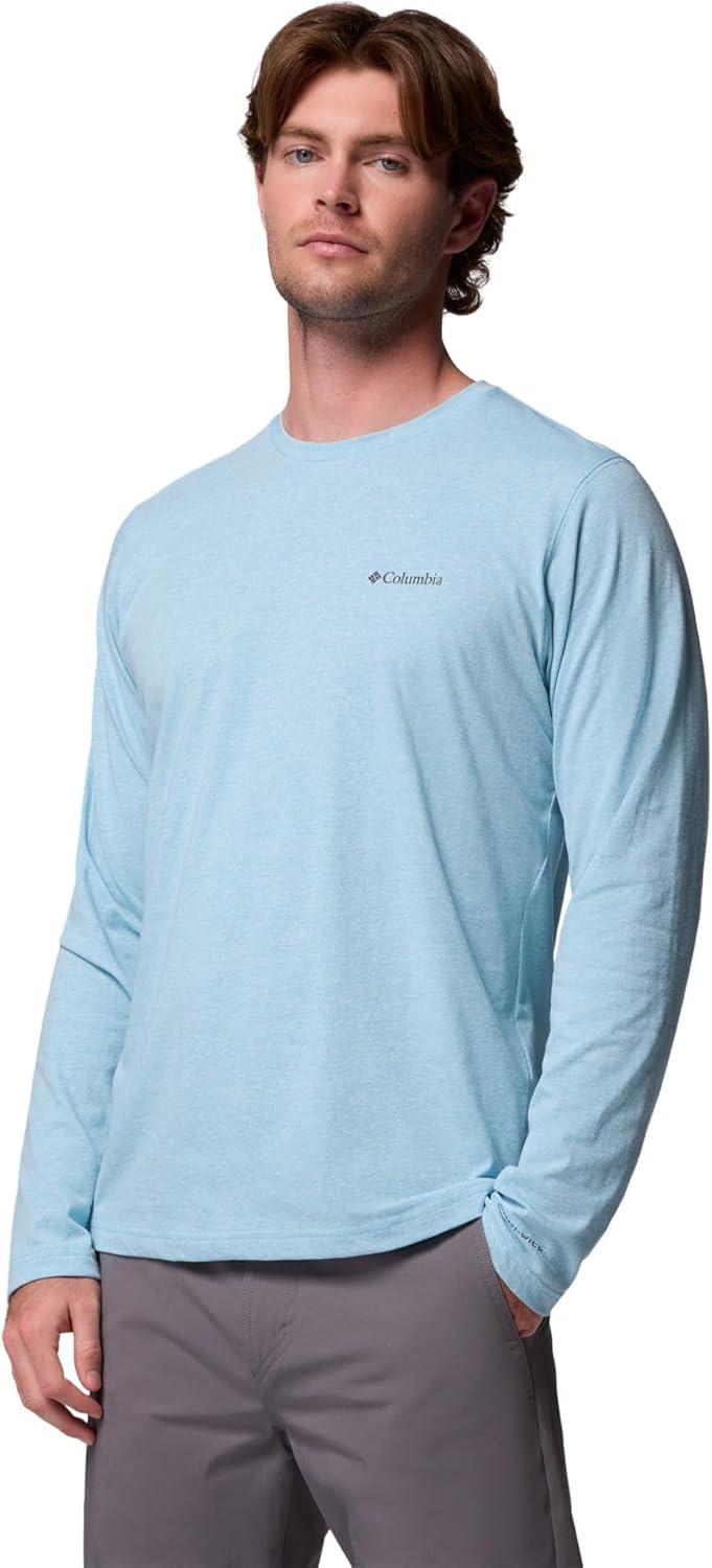imageColumbia Mens Thistletown Hills Long Sleeve CrewVintage Blue Heather