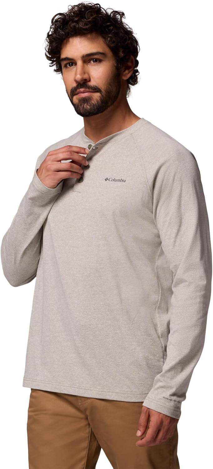 imageColumbia Mens Thistletown Hills Raglan HenleyStone Green Heather