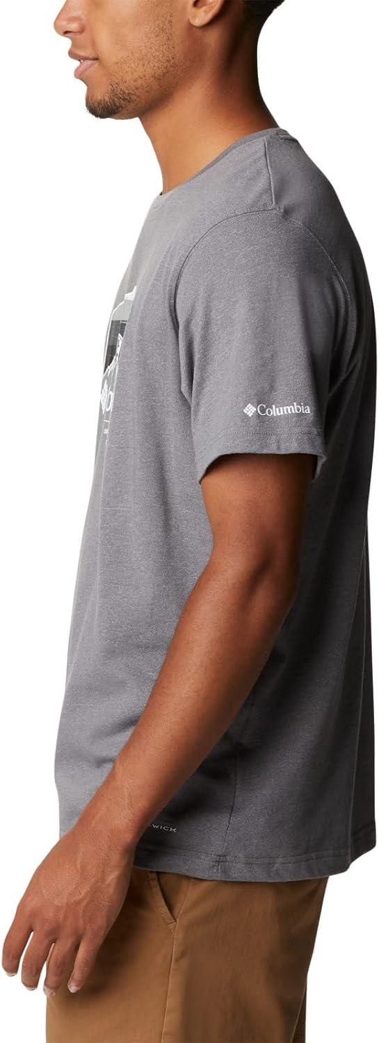 imageColumbia Mens Thistletown Hills Short SleeveCity Grey HeatherHikers Graphic