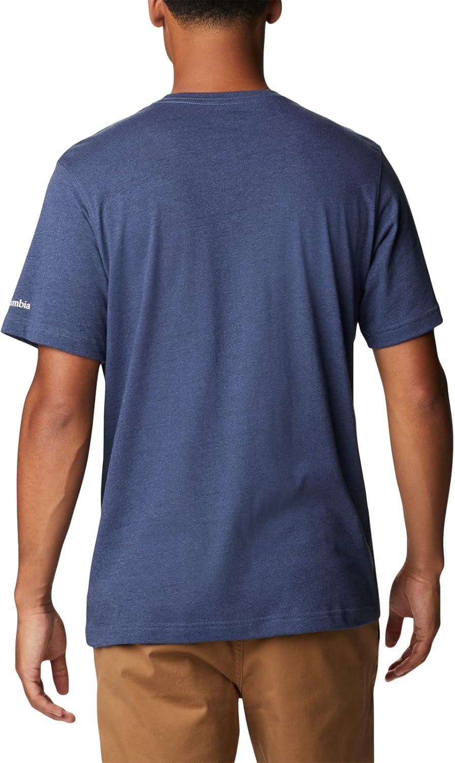 imageColumbia Mens Thistletown Hills Short SleeveDark Mountain HeatherHikers Graphic