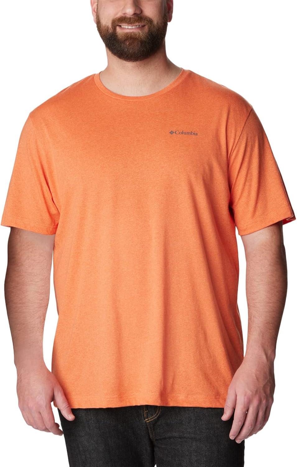 imageColumbia Mens Thistletown Hills Short SleeveDesert Orange Double Dye
