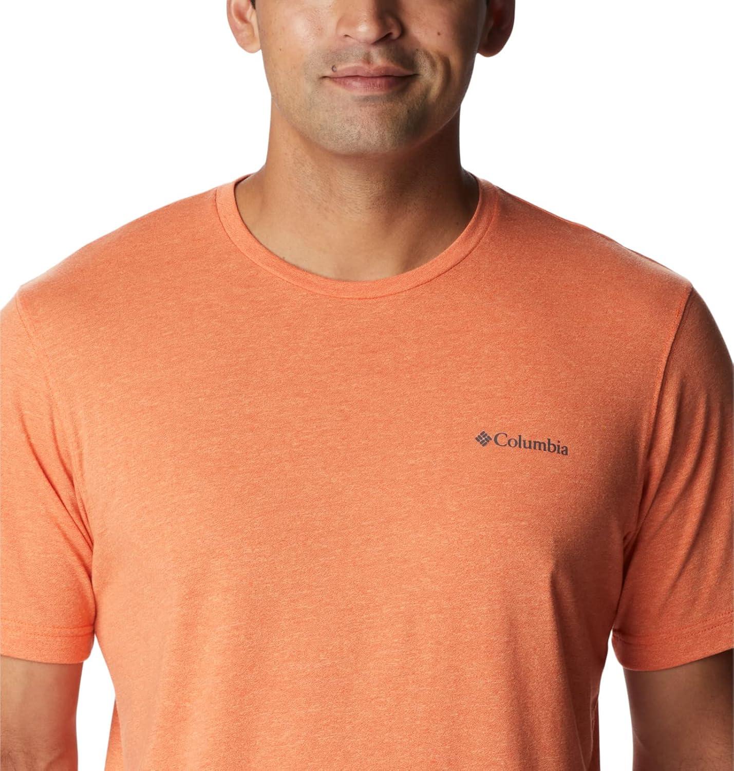 imageColumbia Mens Thistletown Hills Short SleeveDesert Orange Double Dye