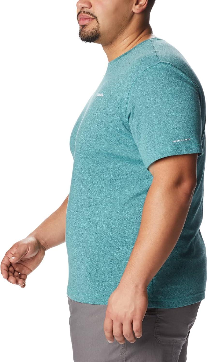 imageColumbia Mens Thistletown Hills Short SleeveElectric TurquoiseCollegiate Navy